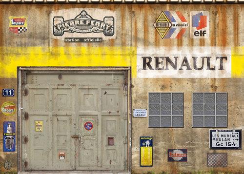 Présentoir garage Michelin-Renault