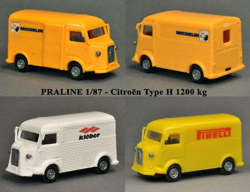 Les Types H de marques pneumatiques divers