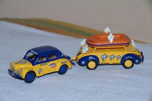 Renault 4CV avec remorque 43éme 30€